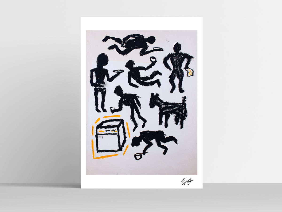 'Leave It On The Side' A3 Print