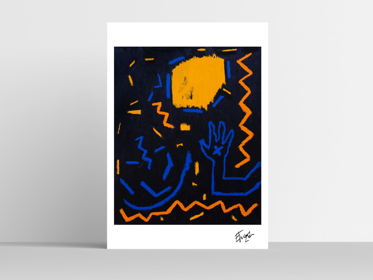'Phone Number' A3 Print